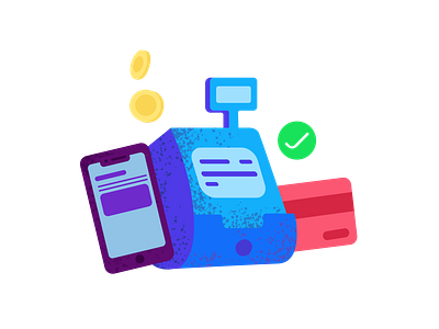 Funds Illustration cash cash register education funds illustration money money management school