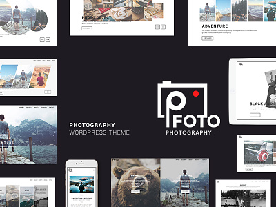 Foto - Photography WordPress Themes for Photographers photographers photography site template theme website wordpress theme