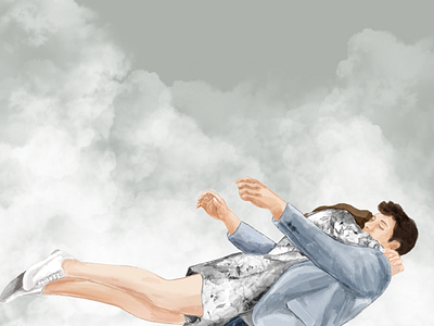 falling for you illustration procreate procreate art