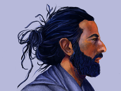 The nomad character color digital illustration digital painting illustration painting procreate procreate art