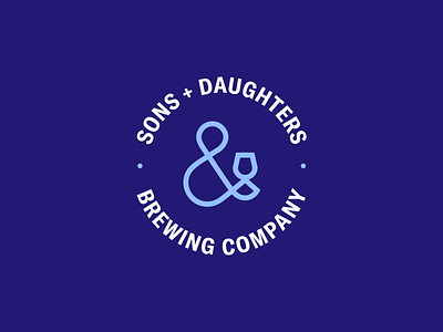 Sons + Daughters Brewing Co. beer brand identity branding brewing company logo daughters gt america inclusive minimal neutral patron sons typography