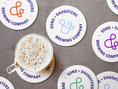 Sons + Daughters Brewing Co. Color Palette brand identity brewing brewing company company logo daughters minimal sons