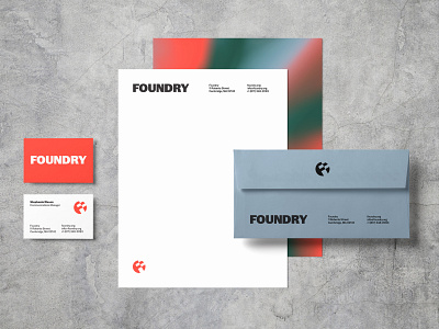 Foundry Identity, Color Palette + Stationary business card caslon doric color foundry icon identity stationary