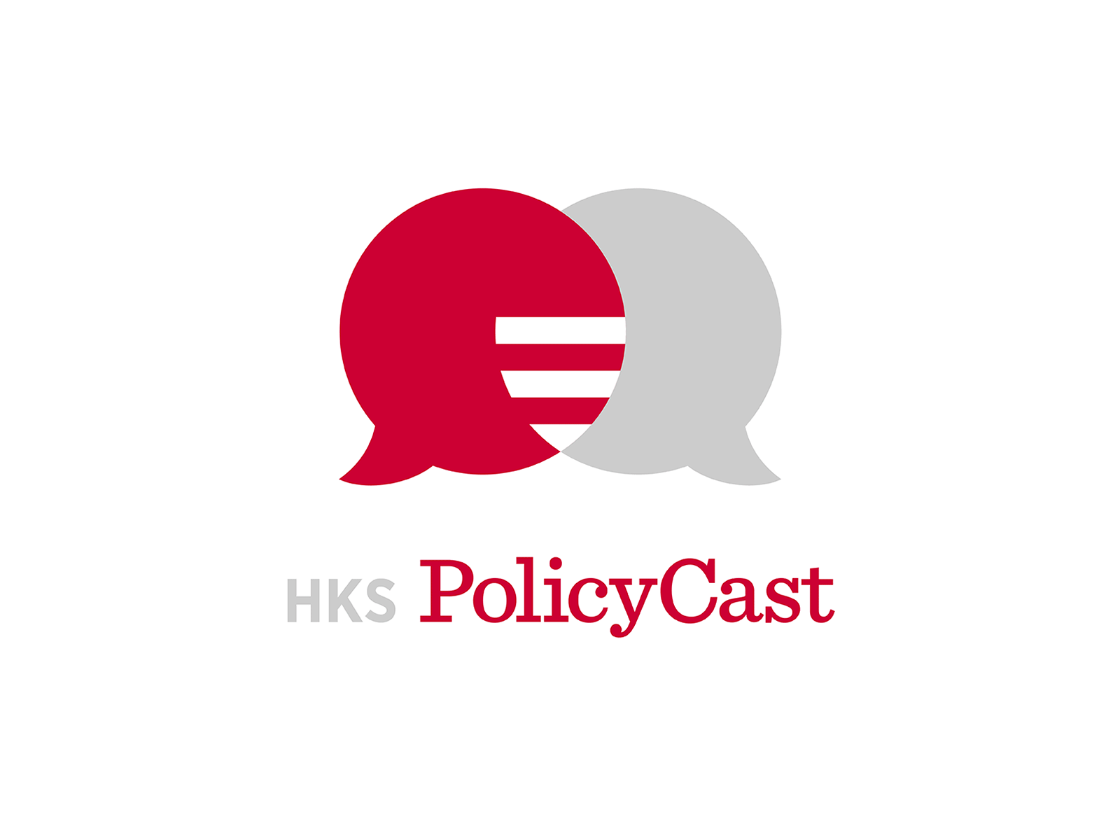 HKS PolicyCast Logo conversations democracy education logos policy