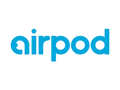 "airpod" wordmark airpod apple logo wordmark