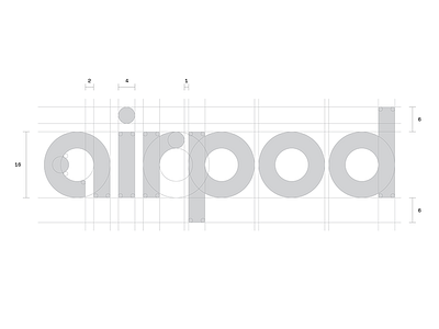 "airpod" Wordmark Guides