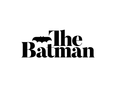 The Batman logo batman dc logo logotype playfair thebatman