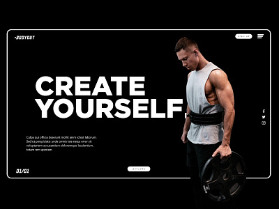 BODY adobe xd design diseño fitness ui uidesign uxdesign uxui web web design website