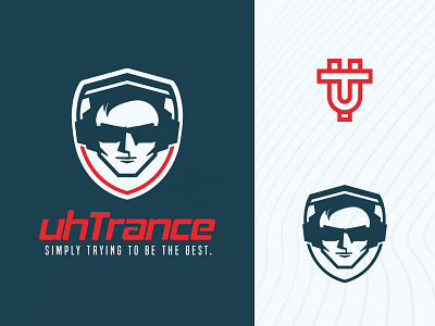 UhTrance Streaming Logo badge branding design gaming logo resident evil streamer twitch youtube youtuber