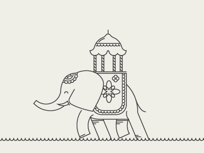 Elephant elephant line