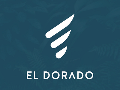 El Dorado branding design flat icon illustration logo minimal typography vector