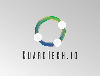 CuarcTech.io Logo artwork branding design flat icon illustration logo minimal vector
