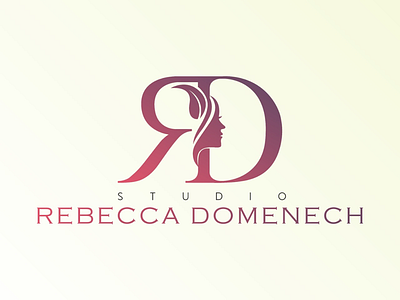 Studio Rebecca Domenech beauty branding flat illustration logo vector