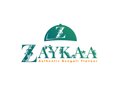 Zaykaa place of Traditional Bengali Taste artwork branding design flat illustration logo minimal restaurant typography vector