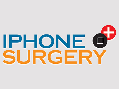iPhone Surgery logo branding illustration logo