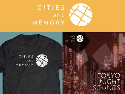 Cities and Memory branding branding design graphic design illustration logo typography vector