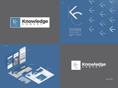 Knowlwdge identidad corporativa imaginería digital logotipo papelería corporativa