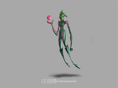 Concept character game art