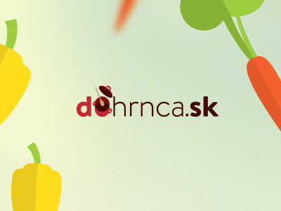 Dohrnca flat illustrator logo pot vegetables