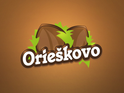 Orieškovo branding identity logo nuts orieškovo
