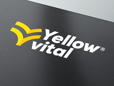 Yellow Vital art direction brand branding logo vital yellow