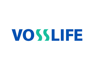 VOSSLIFE brand branding design illustrator logo logo design typeface vector