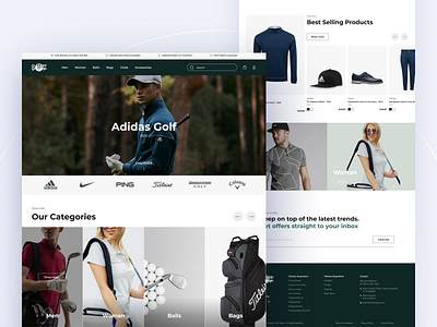 Geurloos films hoofdstad Golf Shop Online designs, themes, templates and downloadable graphic  elements on Dribbble
