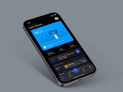 Fuelo - Fuel Expense Tracker App Concept