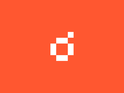 Digital Orange : Self brand brand brand identity branding design digital icon logo marque orange pixel