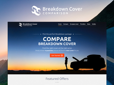 Breakdown Cover Comparison breakdown comparison design lead logo offers sunset ui web website