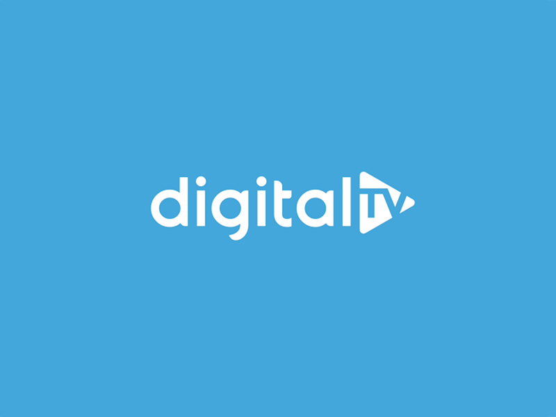 Digital TV Logo animated animation design digital logo tv web website