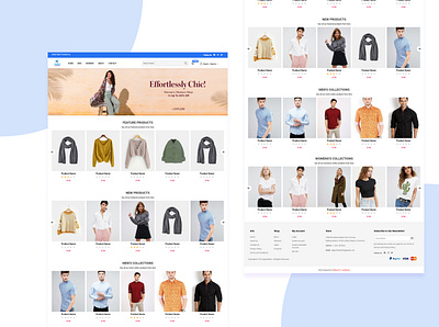 gbg-clothes - fashion shopping web design concept design logo ui ux web web design website website concept