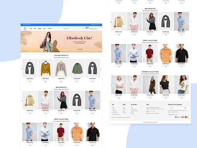 gbg-clothes - fashion shopping web design concept design logo ui ux web web design website website concept