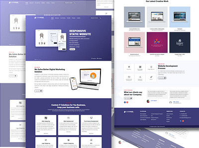 Codepixel Media Mockup2 branding design logo ui ux web web design website website concept