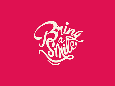 Bring A Smile design logo