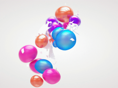 PUSH 3d animation balloons dynamics leader makeemsay push soft