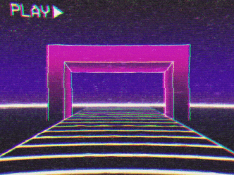 Retrowave VCR looop adobe after effect aftereffects animated animated gif animation animation 2d loop mograph motion motion design motion graphic motion graphic design motion graphics motiongraphic motiongraphics retro retrowave