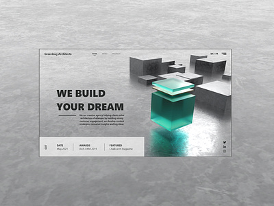 Architecture website design