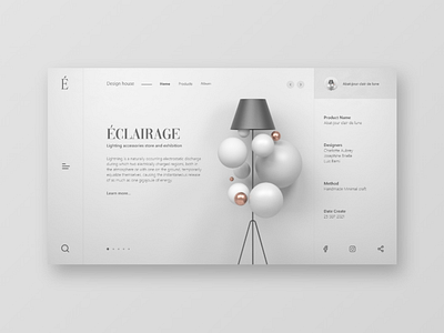 EClairage Website design