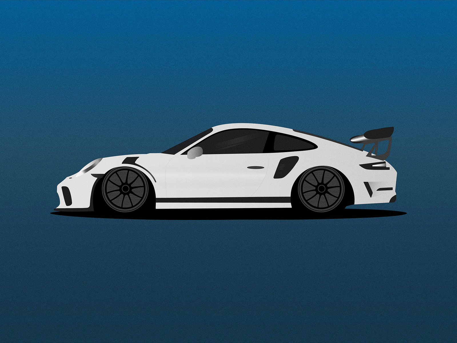 Porsche 911 gt3 rs by Amin Jabbari on Dribbble