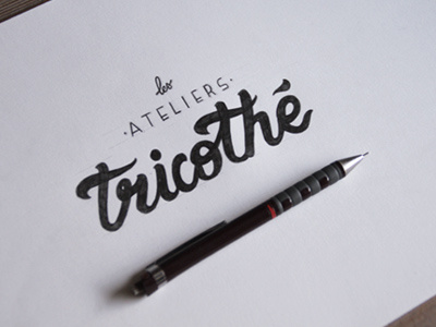 Logotype for Les Ateliers Tricothé. logotype