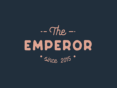 The Emperor branding clean creative design designs illustration logo logodesign logotype minimalist modern typography