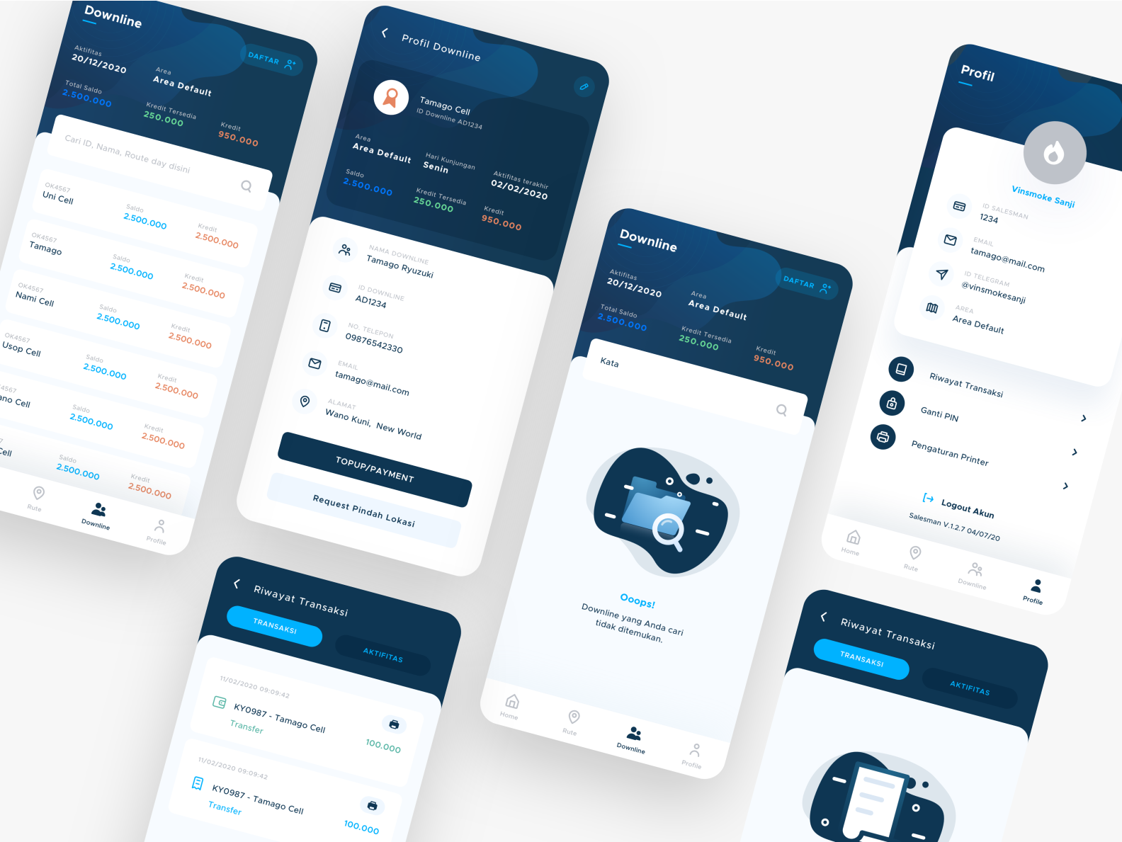 Salesman Mobile App By Oktaviasari Dina On Dribbble