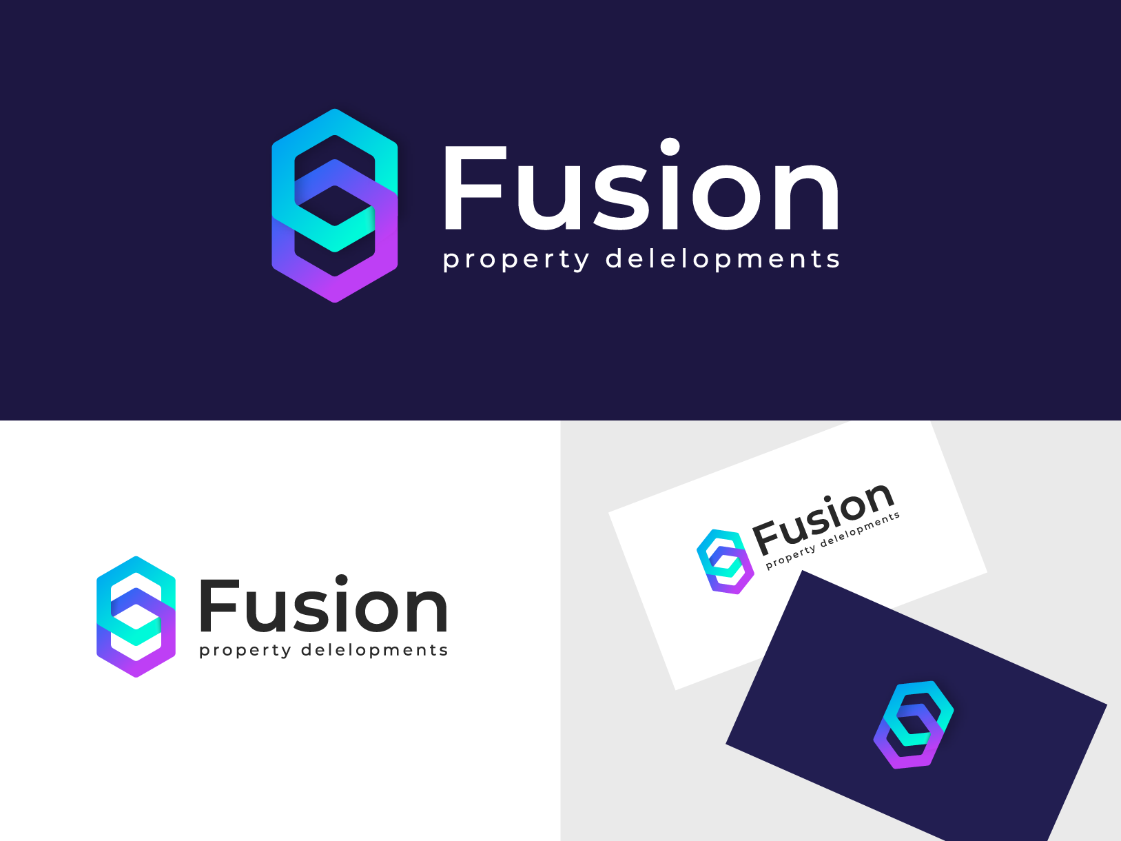 Fusion company logo by Ekateryna Klymenkova on Dribbble