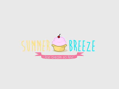 50 Daily Logo Challenge Day 27 - L.A. Ice Cream 50dailylogochallenge bright colours day 27 ice cream la logos