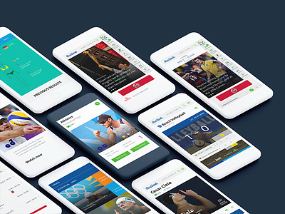 Olympic Games 2016 digital games interface mobile mobilefirst olympic olympic games responsive rio2016 ui user ux