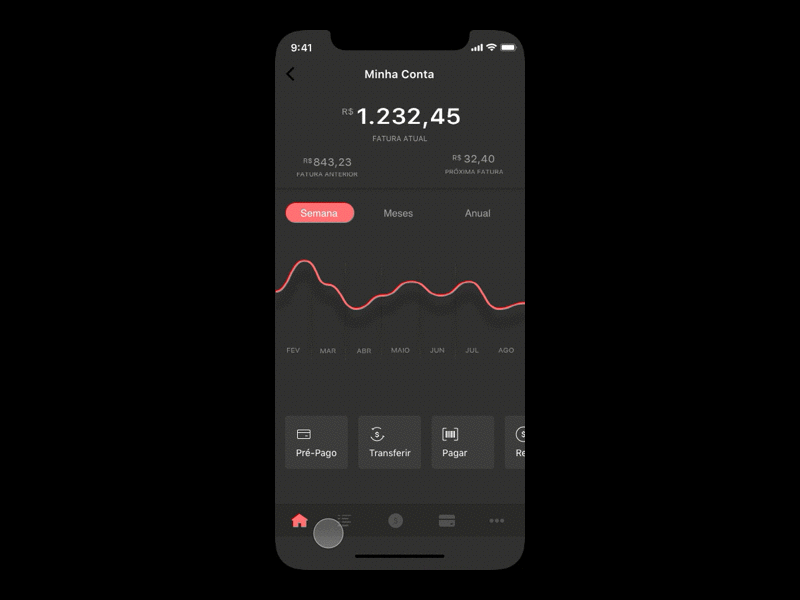 Finance App Animation animation princple