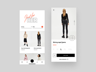 Explore UI Series_____001 clean dailyui dailyuichallenge designinspiration ecommerce ecommerce app minimal mobile app mobile ui product shopping typography uidesign