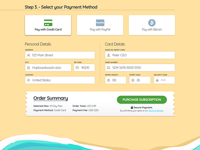 VPN Site Payment Form - Part 2