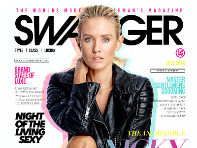 Swagger Magazine Cover nicky whelan